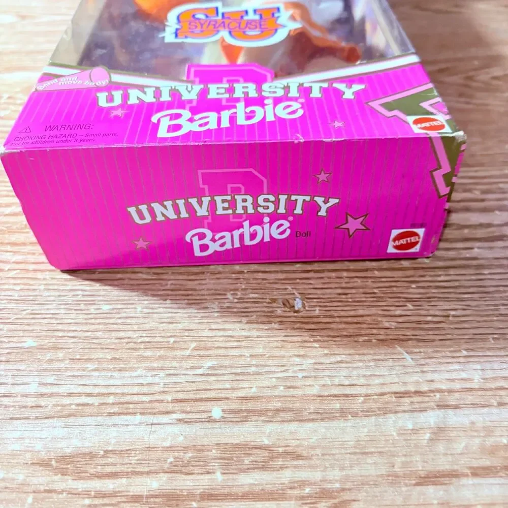 1996 Mattel 19163 Syracuse University cheerleader barbie articulated body blondy